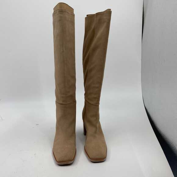 Sam Edelman Tan Olly Tall Suede Heeled Boots | Women’s US 6.5 - Picture 3 of 7